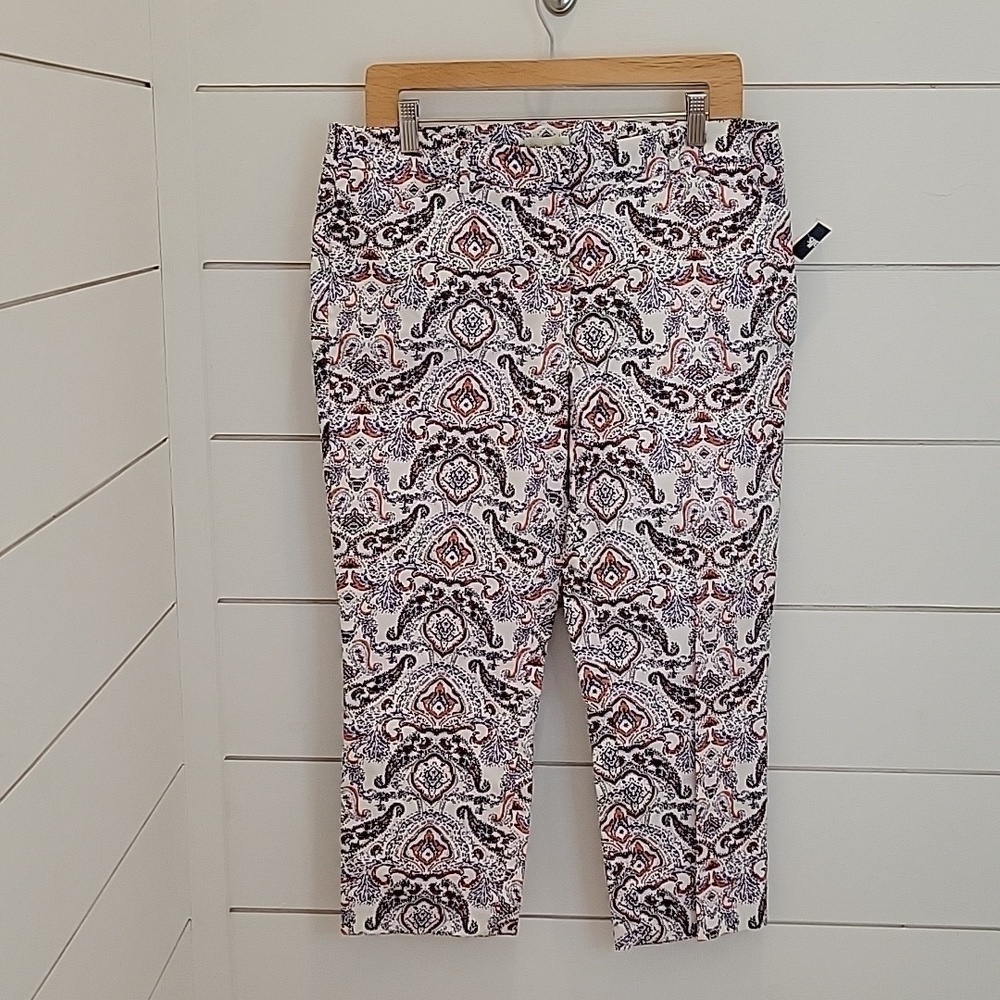 Lucy & Laurel size 10 crop pants Anthropologie